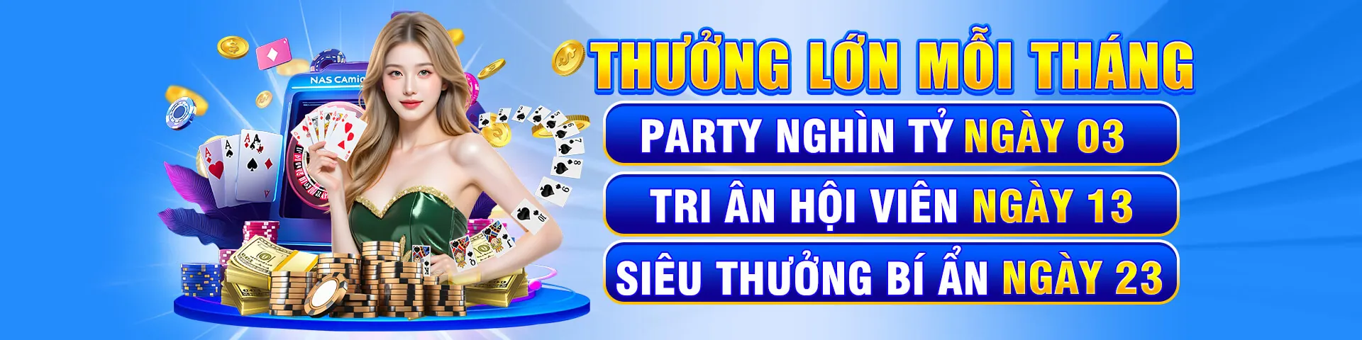 Hình ảnh tổng quan về các khuyến mãi game slot năm 2024 với máy đánh bạc và tiền vàng lấp lánh