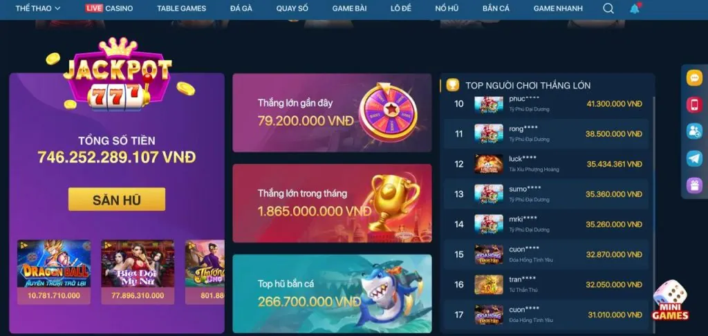 Các loại khuyến mãi game slot hấp dẫn